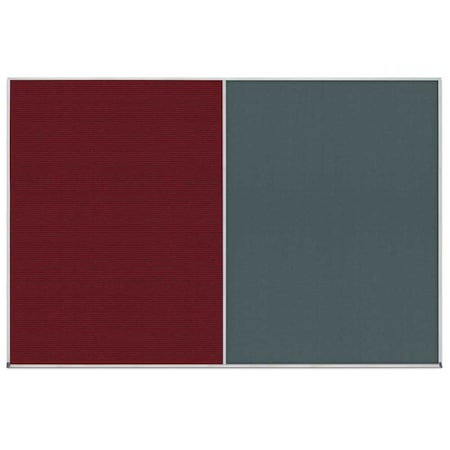 United Visual Products Enclosed Corkboard, 1 Door, 18"x24", 4" Fra UV3407-SATIN-COBACC